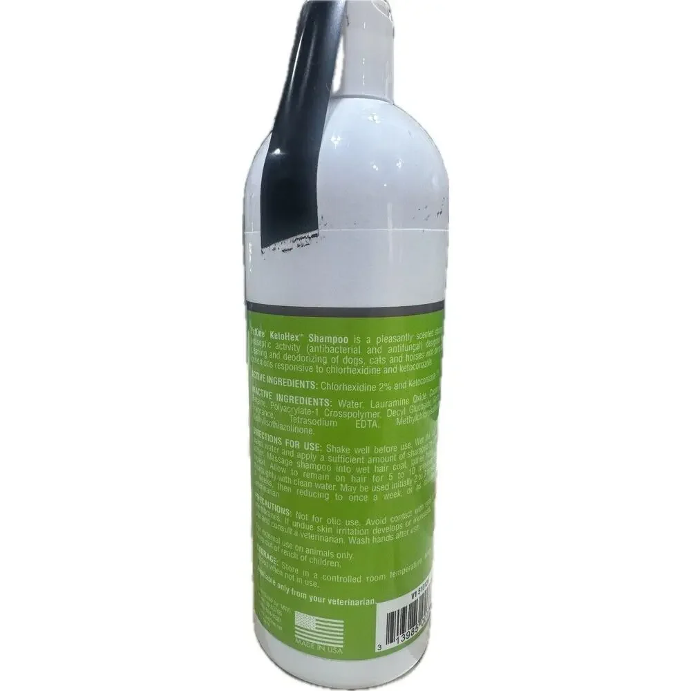 Pet shampoo, Ketohex Shampoo (16 oz) veterinary formula, dogs,cats,horses
